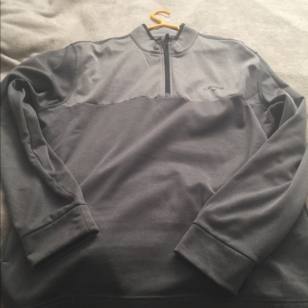 Grey callaway 1/4 zip